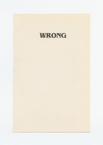 Wrong, 2012